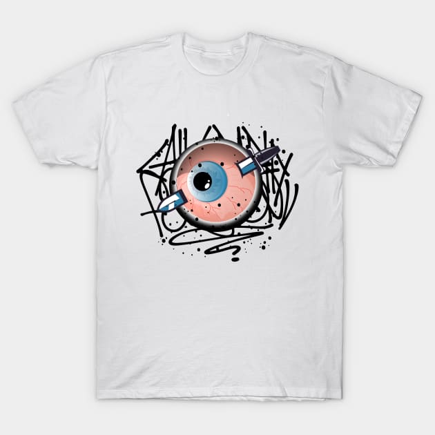 Monster Eye Graffiti T-Shirt by Mister Graffiti